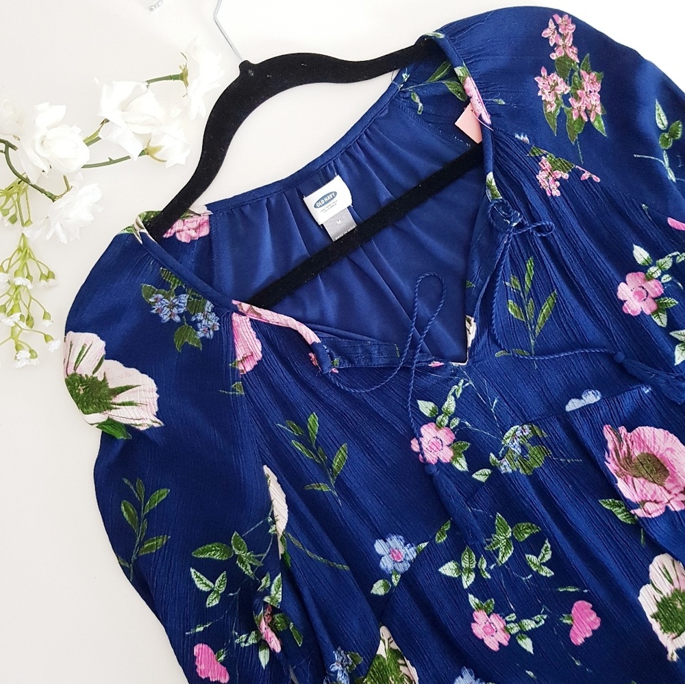 Old Navy Floral Peasant Dress